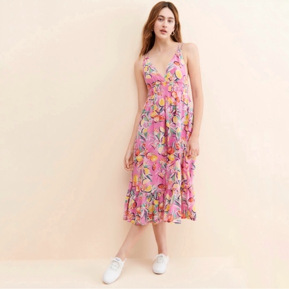 Scotch & Soda Dresses & Skirts - NWT SCOTCH & SODA • Strappy Fruit Midi Dress